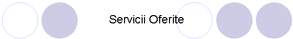 Servicii Oferite